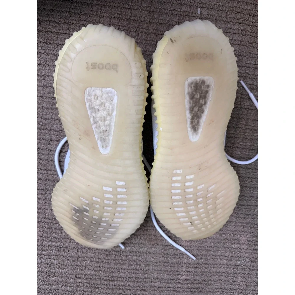 Adidas Yeezy Boost 350 V2 Cream Triple White Mens Sneakers Shoes Size US 9.5 - Picture 9 of 15